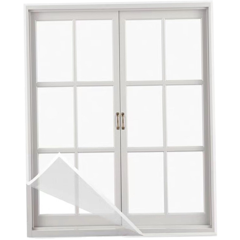 Mosquito Window Screen 26X47 Inch Selfadhesive Fine Mesh Removable Washable Insect Protection For Home 9174973453918