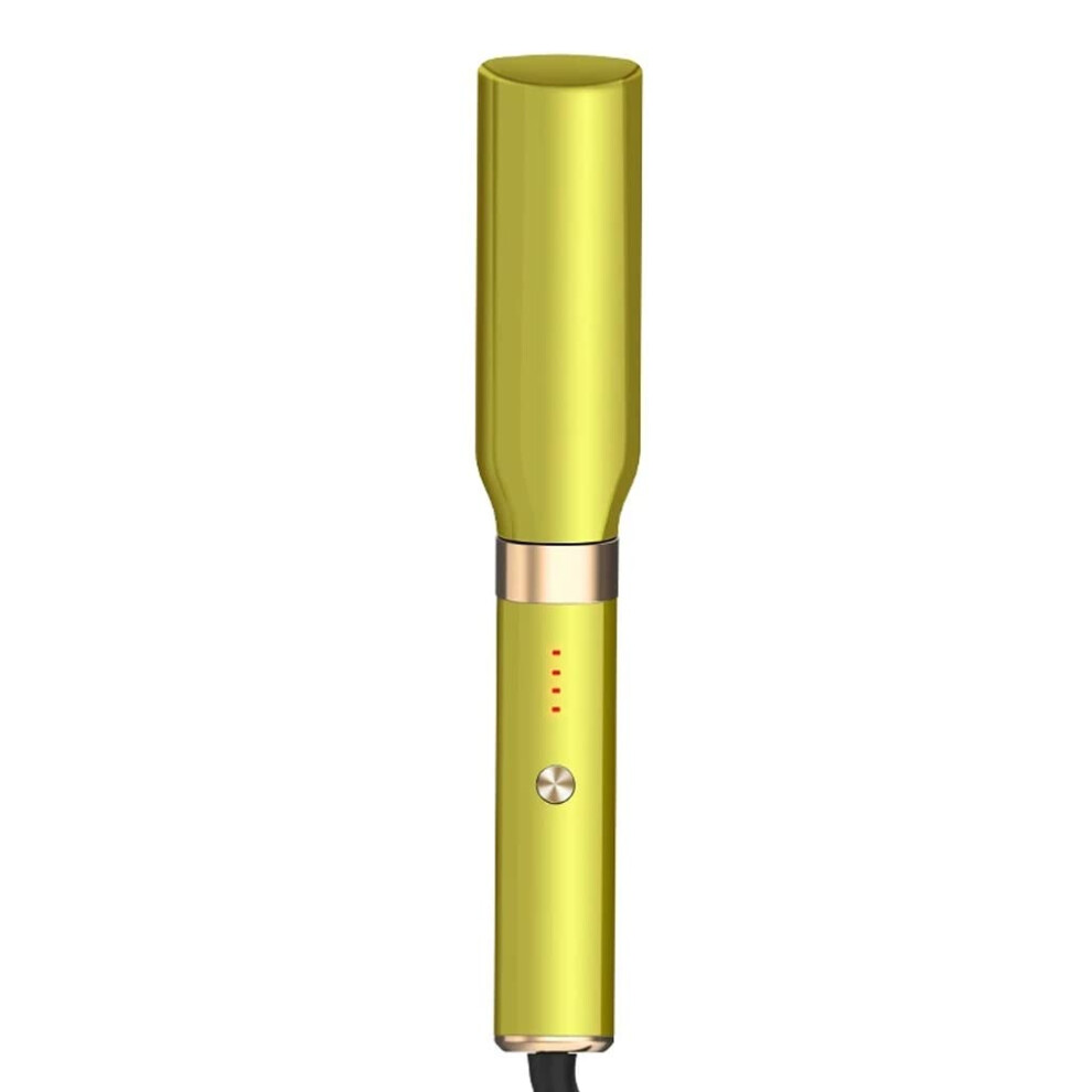 Gray Foldable Hot Air Brush With Dual Voltage Tourmaline Ceramic Ionic Hair Dryer Brush