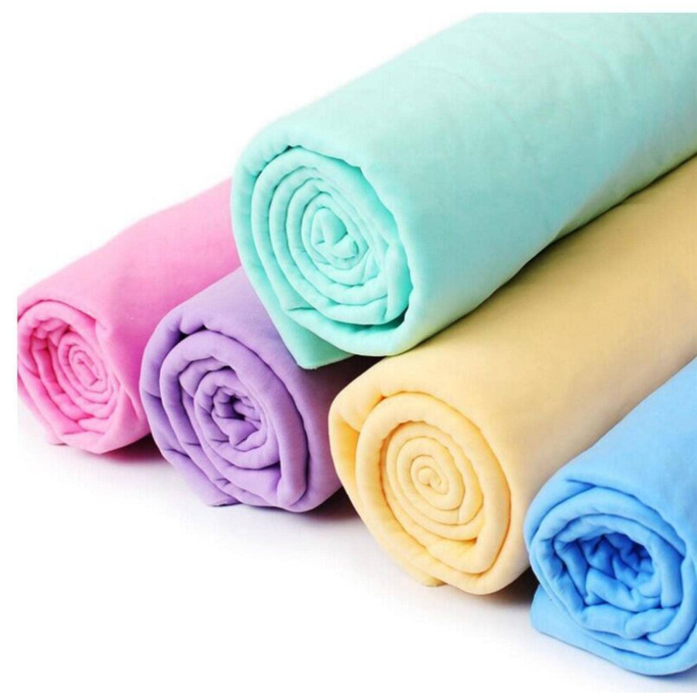 5Pack Pva Super Absorbent Cleaning Towels For Car, Pet Bathing, Hair Care And Sports, 26X17in 9044945063066