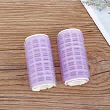 Hair Curlers Self Grip No Heat Multi Size Salon Rollers for Bangs Styling 2Layer S Purple