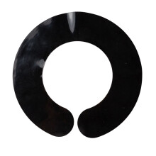 Hair Cutting Neck Collar with Comfortable Silicone Pad for Hairdressing and Hair Coloring, Black