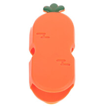 Suction Cup Shower Head Holder NoDrill Wall Mount Carrot Shape TPR Bracket for Bathroom