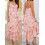 (M, Multicolor) Robe nuisette fleurie coupe trapèze. 4