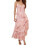(L, Multicolor) Robe nuisette fleurie coupe trapèze. 1