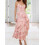 (L, Multicolor) Robe nuisette fleurie coupe trapèze. 5