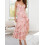 (L, Multicolor) Robe nuisette fleurie coupe trapèze. 9