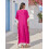 (One Size, Rose Red) Dámské dlouhé šaty na pláž. 9