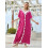 (One Size, Rose Red) Dámské dlouhé šaty na pláž. 6