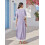 (One Size, Light Purple) Dámské dlouhé šaty na pláž. 8