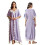 (One Size, Light Purple) Dámské dlouhé šaty na pláž. 3