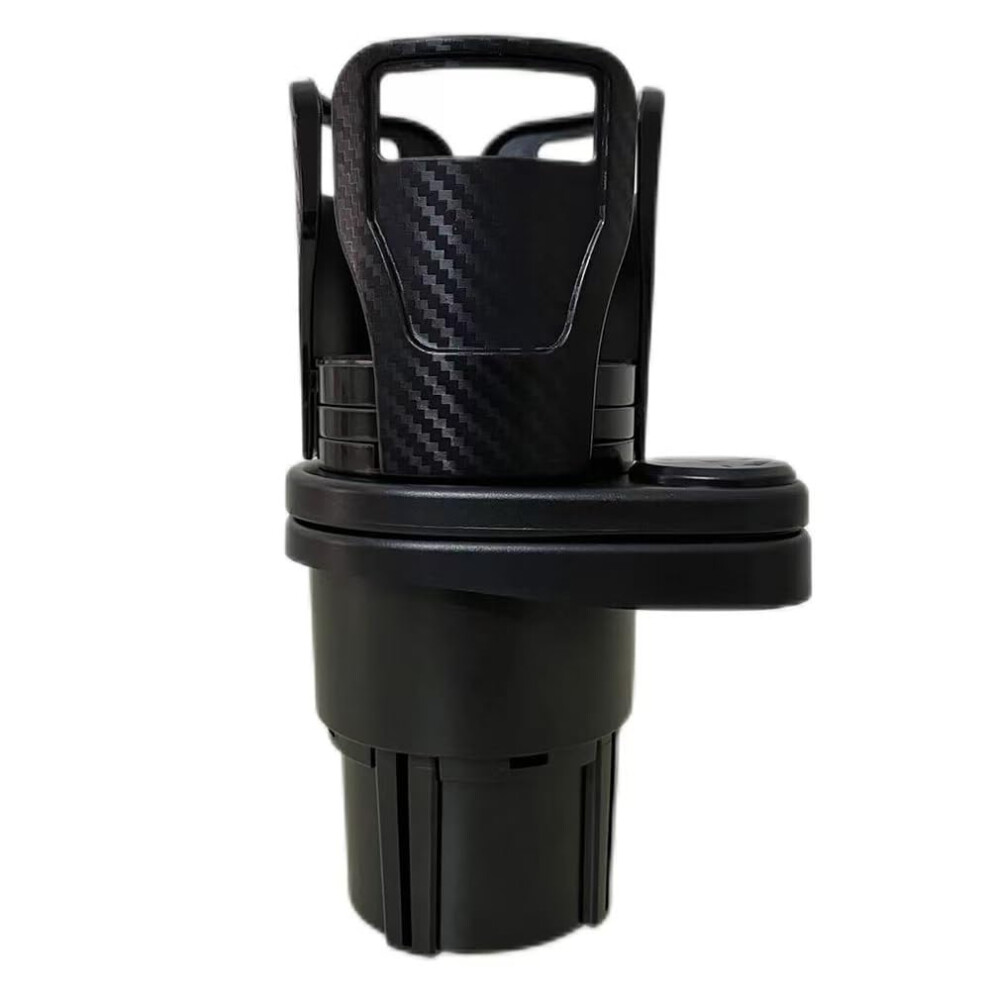 Car Cup Holder Expander With 360 Rotation For Audi A5 Sportback 20092016, Nonslip Carbon Fiber 9174973074670