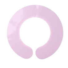 Hair Cutting Collar with Comfortable Silicone Fit, Washable Hair Clippings Catcher for Salon or Home (Purple)