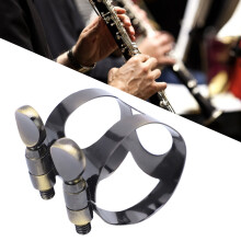 Pince pour bec de clarinette en métal bleu - Accessoire musical durable