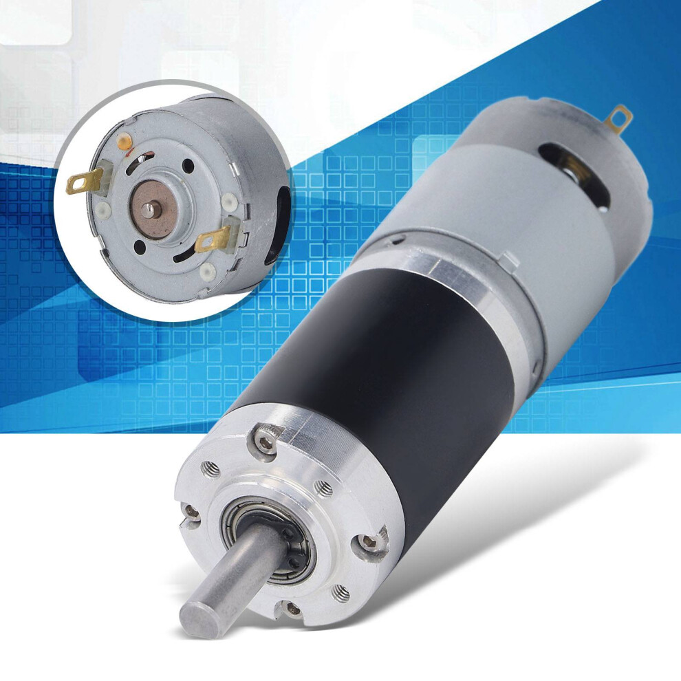 All Metal 24V 11W Brushed Dc Motor 80Rpm For Machinery & Automation 4061382206721