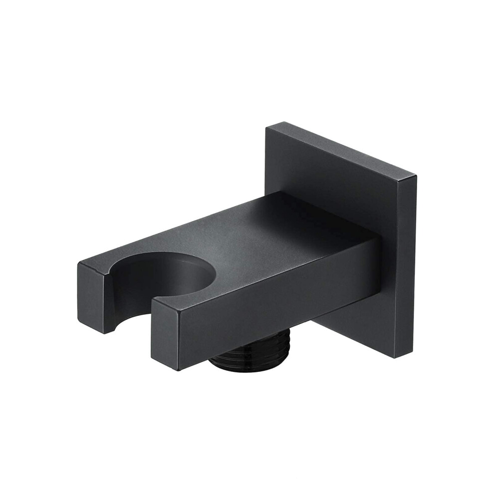 Shower Head With Wall Mounted Brass Holder, Square Handheld Bracket For Bathroom Fixtures 9174973457756