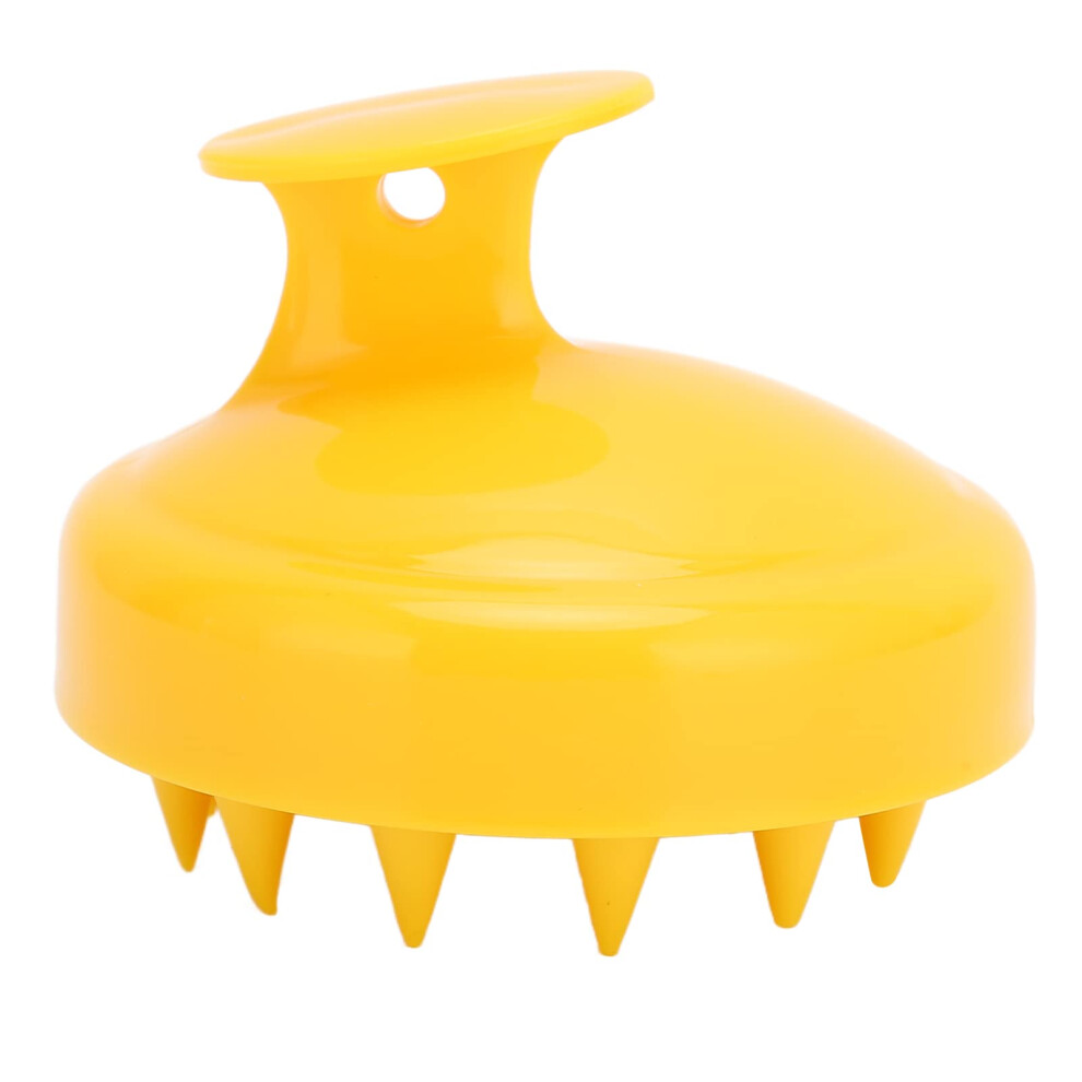 Scalp Massager Shampoo Brush Ginger Color Silicone Scalp Scrubber for Deep Cleansing and Massage