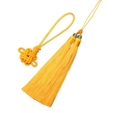 Curtain Tassel Trim with Double Tone Chinese Knot Pendant for Sewing and Home Decoration