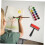 Rubber Roller for Printmaking with Even Ink Coverage, Detachable Comfortable Handle, Easy Clean Design 2