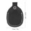 Recurve Bow Limb Tip Protection Leather Pad Black 8.2cm 2