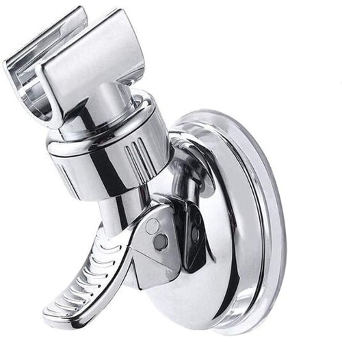 Powerful Shower Head with Adjustable Wall Mounted Chrome Holder for Bathroom