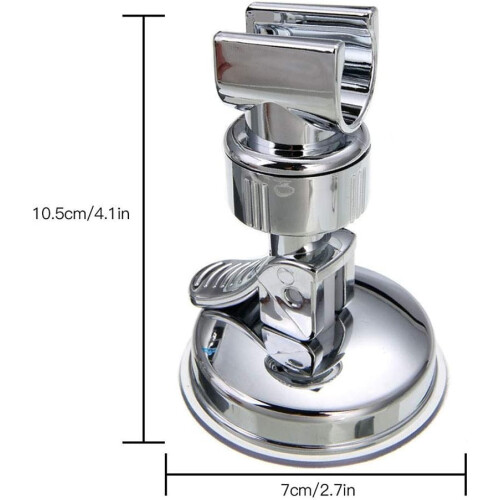 Powerful Shower Head with Adjustable Wall Mounted Chrome Holder for Bathroom 1