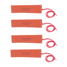 Silikon-Gummi-Heizmatte 20W 12V 50x150mm Flexibler Heizschutz