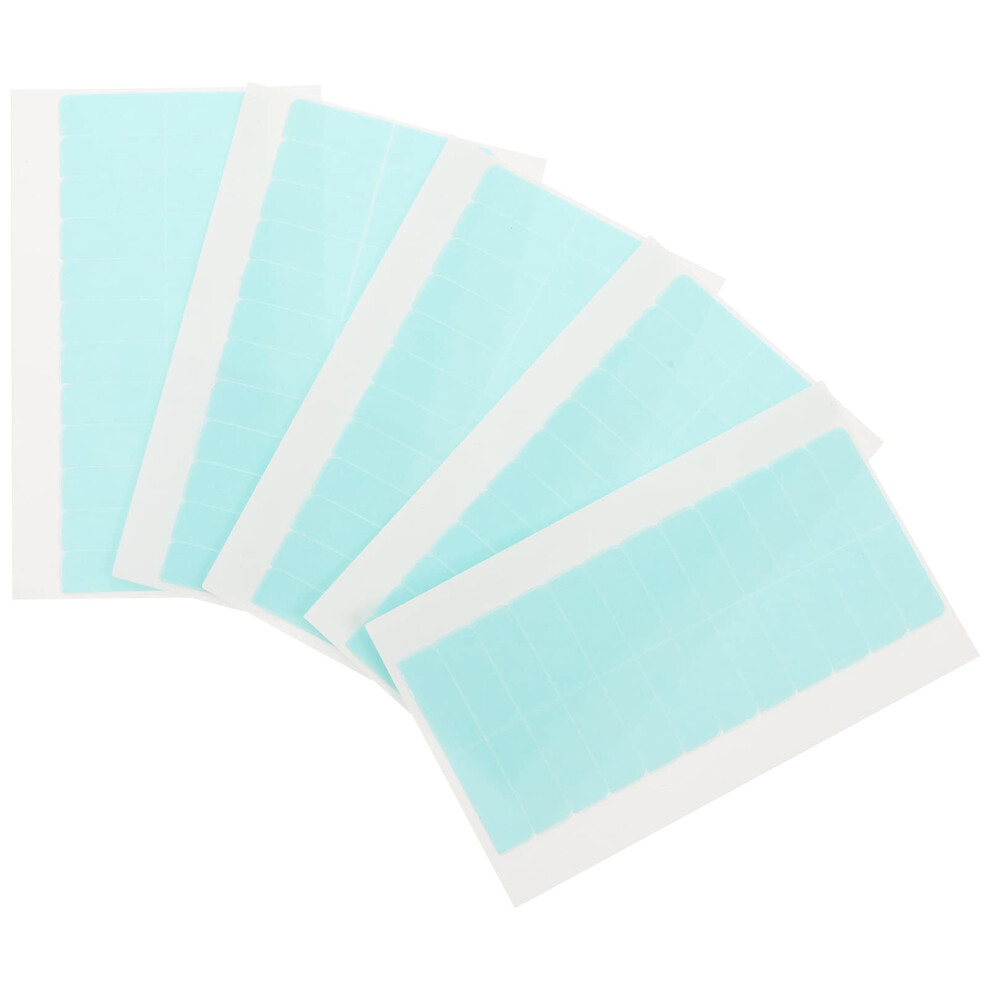 Unisex Hair Extension Tape Tabs Skyblue Double Sided Wig Tape Strong Hold Invisible Adhesive