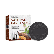 Black Hair Shampoo Bar with ColorEnhancing Formula, Organic 2in1 Cleanser Conditioner for Dark Hair