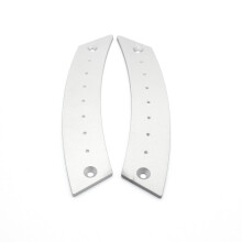 Pair Left&Right White Aluminum Interior Door Handle Panels for VW Beetle 1998-2010