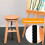 Adjustable Wooden Painting Stool Height Artist Drafting Stool Bar Kitchen Stool. 5