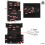 Black Tall Kitchen Cabinet with Wine Rack& Drawers 2