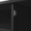 Black Tall Kitchen Cabinet with Wine Rack& Drawers 7