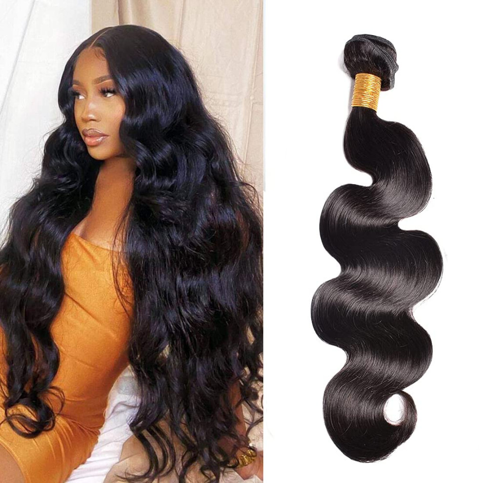 Brazilian Body Wave Hair Bundles 30 Inch Unprocessed Virgin Human Hair Extensions for Women