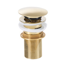 6.5cm Pop-Up Drain Stopper, Gold