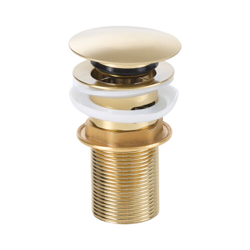 Living And Home 6.5cm Pop-Up Drain Stopper, Gold