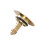 Living And Home 6.5cm Pop-Up Drain Stopper, Gold 4
