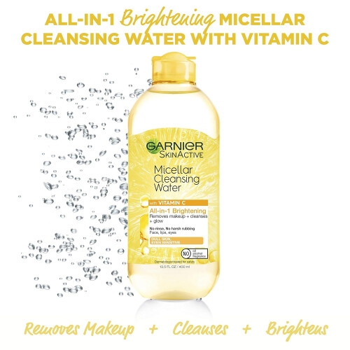 Garnier Garnier Micellar Water Makeup Remover 400mL 2Count 1