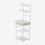 Living And Home 4-Tier Open Shelves Dressing Table with Drawer 3