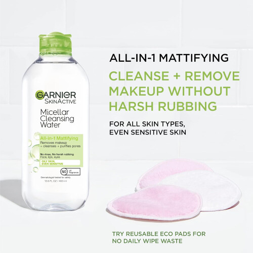 Garnier Garnier Micellar Water Makeup Remover 400mL 1Count 1