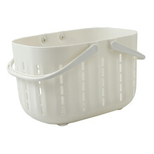 Portable Large Capacity Shower Caddy Basket with Handle, Hollow Drain Organizer for Bathroom, Travel, Kitchen and Bedroom Toiletries Storage