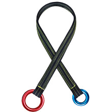 Friction Saver Rope 35.4 Inch with Double Ring for Tree Climbing Arborist Outdoor Mountaineering