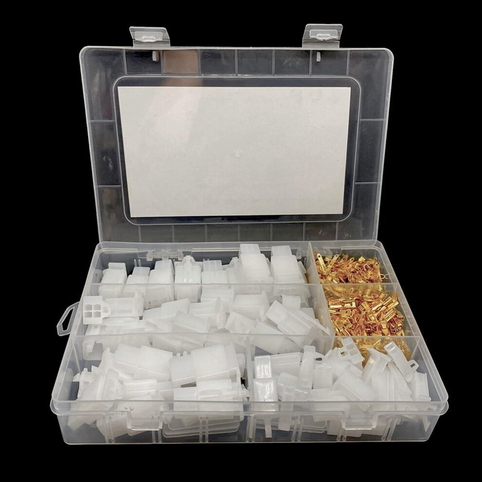 Automotive Connector Kit 380Pcs Terminal Blocks With Plastic Parts For Vehicle Wiring And Organized Case 9164114968012