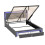 5ft King Upholstered Bed Frame with Drawers 4