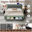 5ft King Upholstered Bed Frame with Drawers 10