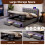 5ft King Upholstered Bed Frame with Drawers 13