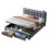 5ft King Upholstered Bed Frame with Drawers 14