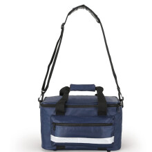 First Aid Kit Empty Travel Medicine Bag Portable Emergency Storage Organizer (Navy Blue)