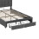 5ft King Upholstered Bed Frame with Drawers 15