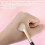 2 Pack Nose Contour Brush Set Angled Half Fan Shape for Makeup, Shadow & Highlighter 4