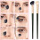 2 Pack Nose Contour Brush Set Angled Half Fan Shape for Makeup, Shadow & Highlighter 2